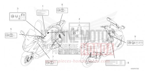 ETIQUETTE DE PRECAUTIONS NSS125ADT de 2026
